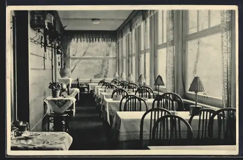 AK Bad Harzburg, Hotel Waldhöhe, Terrasse