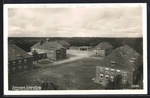 AK Eckernförde, Freigeb. R.L. M.W.E.R., Kasernengebäude