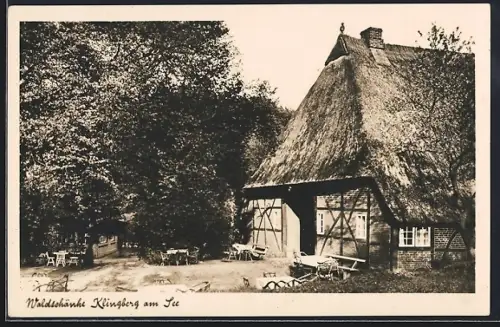 AK Klingberg am See, Waldschänke v. Maria Timm v. Helms