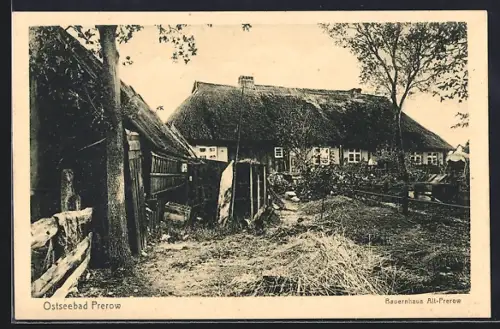 AK Prerow, Bauernhaus Alt-Prerow
