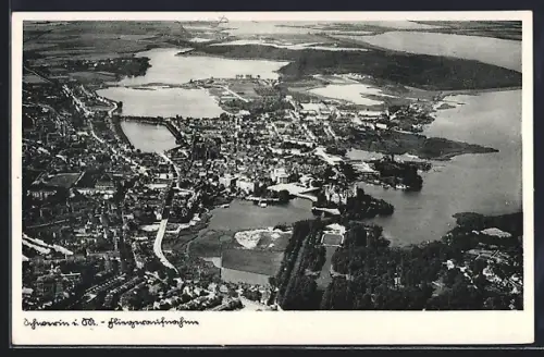 AK Schwerin i. M., Fliegeraufnahme