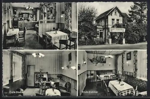 AK Bad Pyrmont, Café-Restaurant Zum Lindenhof, Bes. Franz Weber