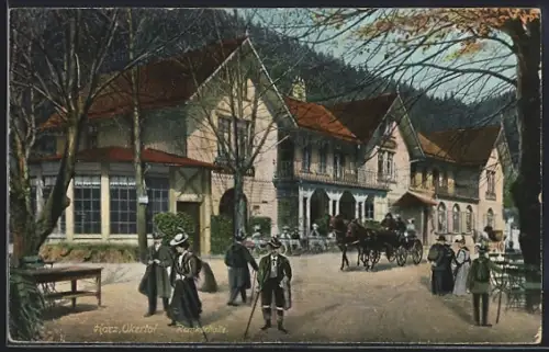 AK Okertal /Harz, Restauration Romkerhalle