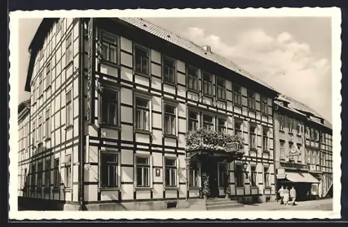 AK Northeim /Hann., Hotel Sonne, Bes. O. Müller