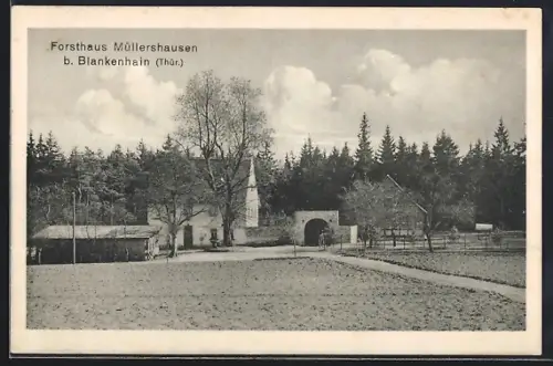 AK Blankenhain /Thür., Forsthaus Müllershausen