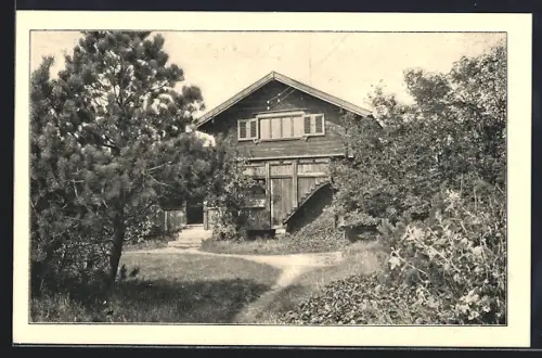 AK Wyk /Föhr, Nordseesanatorium Dr. med. Gmelin, Blockhaus