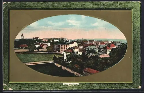 AK Rastatt, Stadtansicht