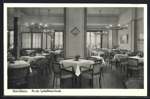 AK Berlin-Charlottenburg, Schultheiss an der Gedächtniskirche, Kurfürstendamm 237