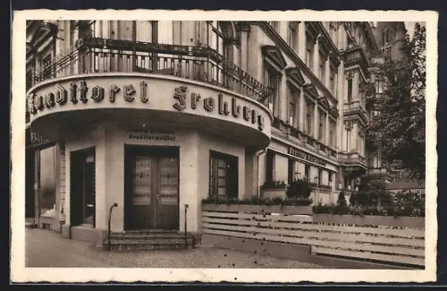 AK Berlin-Kreuzberg, Konditorei Frohberg v. Rudolf Frohberg, Belle-Alliance-Strasse 13