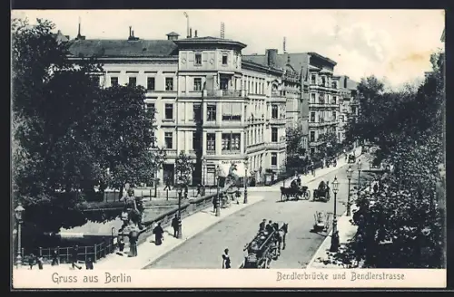 AK Berlin-Tiergarten, Bendlerbrücke, Bendlerstrasse
