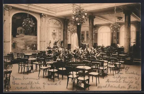 AK Hamburg, Café Wallhof, Inh. J. Koch, Glockengiesserwal