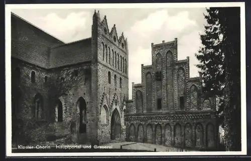 AK Chorin, Kloster Chorin, Hauptportal und Brauerei