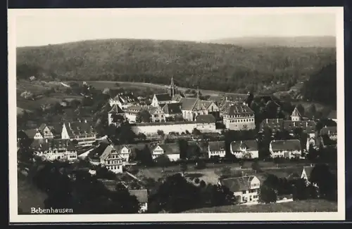 AK Bebenhausen, Ortsansicht aus der Vogelschau