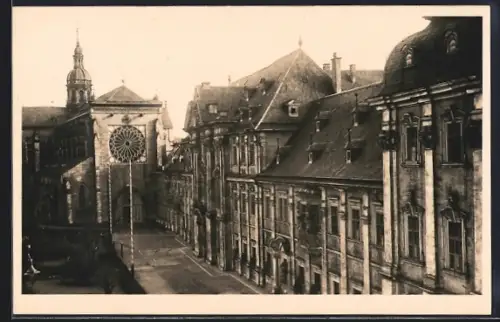 AK Ebrach, Kloster aus der Vogelschau