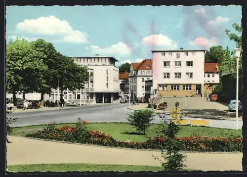 AK Wittlich /Mosel, Strassenpartie am Schlossplatz