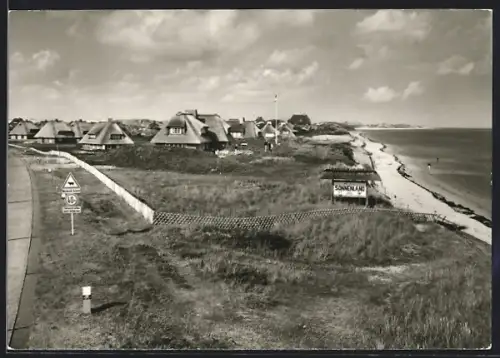 AK List auf Sylt, Nordseebad, Strandpartie