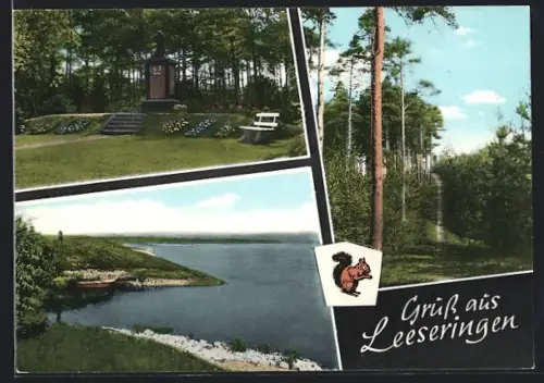 AK Leeseringen, Denkmal, Uferpartie, Ortspartie
