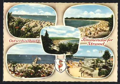 AK Timmendorfer Strand, Ostseeheilbad, Strandpartien, Landungssteg