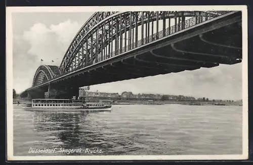 AK Düsseldorf, Partie an der Skakerag-Brücke