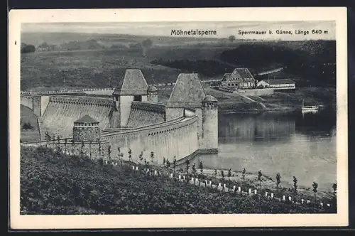 AK Möhnesee, Ansicht der Talsperre