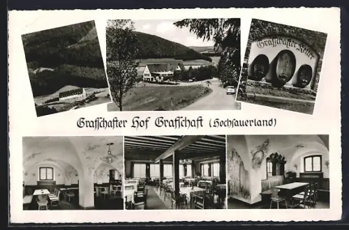 AK Grafschaft / Hochsauerland, Grafschafter Hof mit Grafschafter Keller