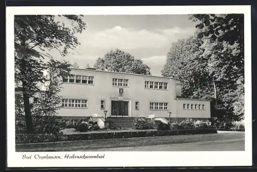 AK Bad Oeynhausen, Hallenschwimmbad, Vorderansicht