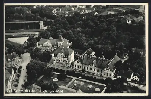 AK Bad Rothenfelde / Teutoburger Wald, Teilansicht mit Gradierwerk