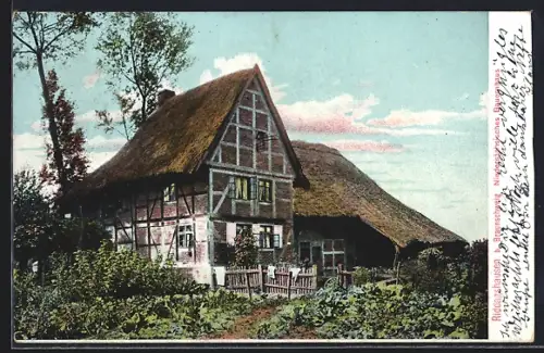 AK Riddagshausen b. Braunschweig, Niedersächsisches Bauernhaus