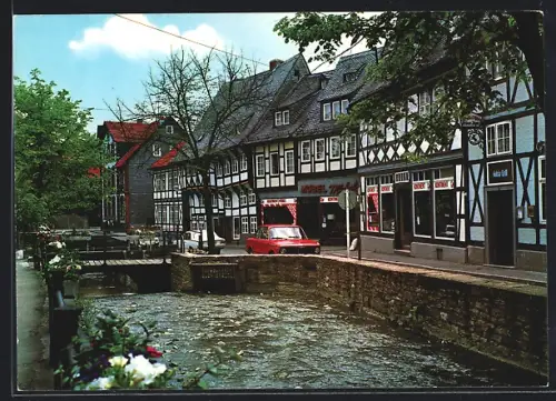 AK Goslar /Harz, An der Abzucht
