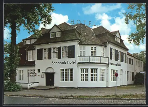 AK Rotenburg /Wümme, Das Bahnhofs Hotel, Inh. Kurt Schindel