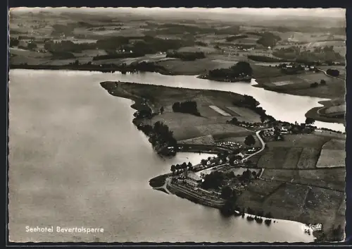 AK Hückeswagen, Hotel Bevertalsperre, Inh. Max und Elisabeth Hardtke