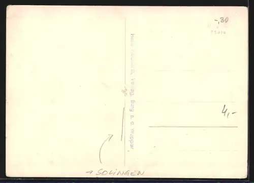 AK Solingen, Burg an der Wupper