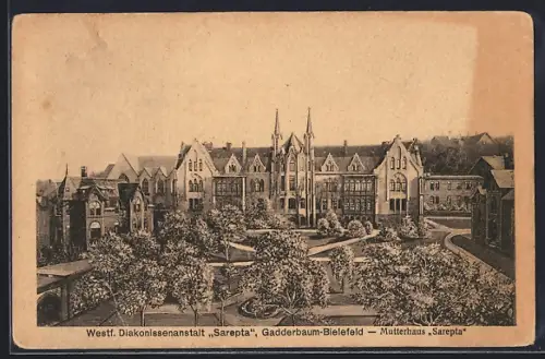 AK Gadderbaum-Bielefeld, Westf. Diakonissenanstalt Sarepta, Mutterhaus