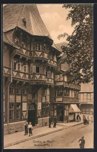 AK Goslar, Marktstrasse No. 1