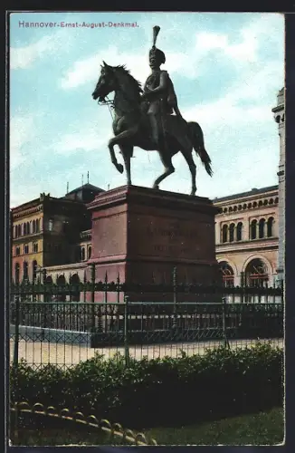 AK Hannover, Ernst-August-Denkmal