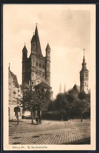 AK Köln a. Rh., St. Martinskirche