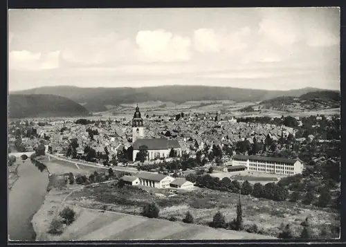 AK Bad Sooden-Allendorf, Teilansicht mit Kirche
