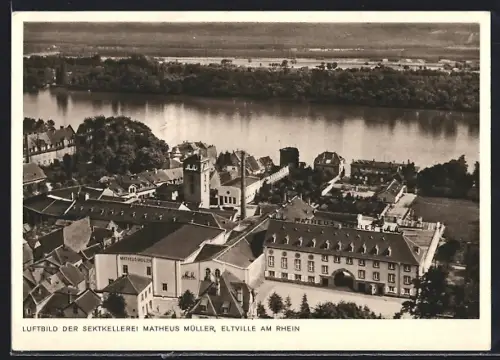 AK Eltville, Blick auf die Sektkellerei Matheus Müller
