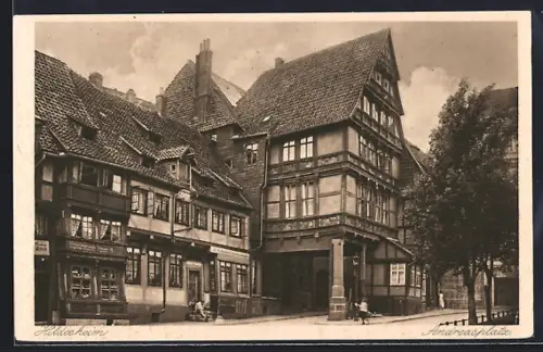AK Hildesheim, Partie am Andreasplatz