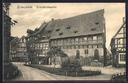 AK Hildesheim, Blick auf Trinitatishospital