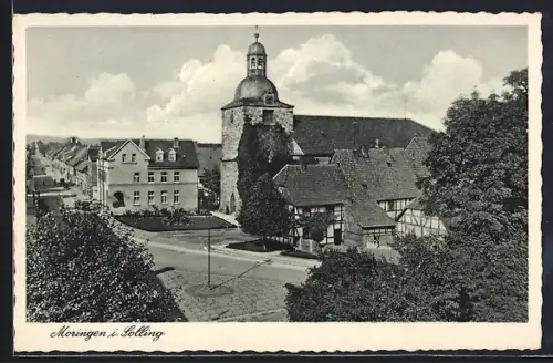 AK Moringen, Teilansicht mit Kirche