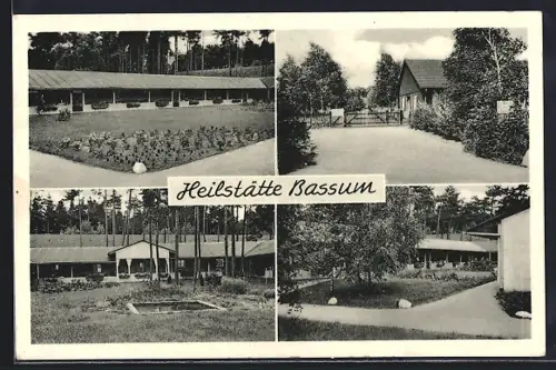 AK Bassum, Die Heilstätte mit Garten