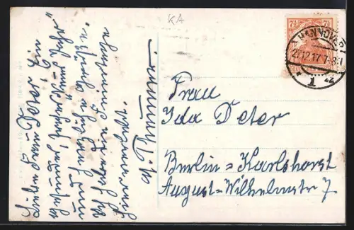 AK Hannover, Strassenpartie am Justizpalast