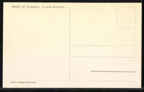 AK Clervaux, la cour intérieure de l`abbaye