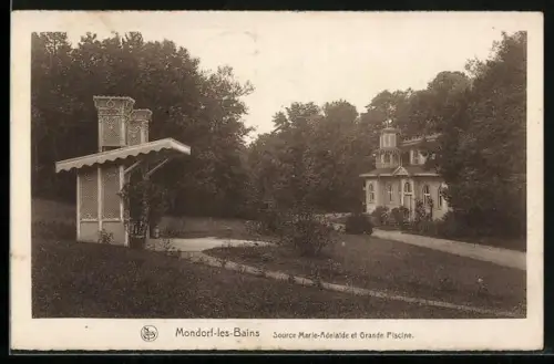 AK Mondorf-les-Bains, Source Marie-Adelaide et Grande Piscine
