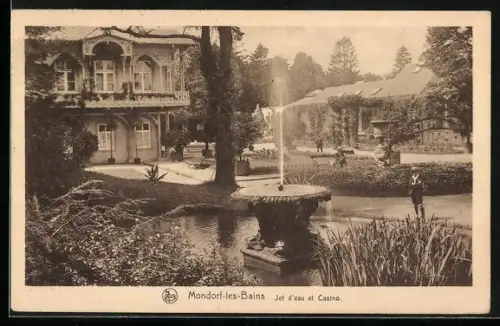 AK Mondorf-les-Bains, Jet d`eau et Casino