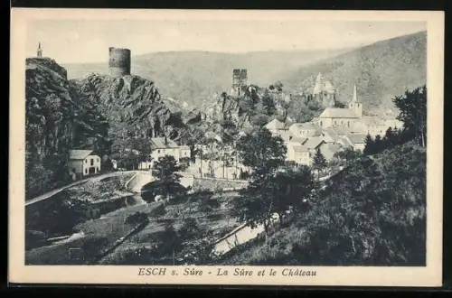 AK Esch-s-Sûre, La Sûre et le Château