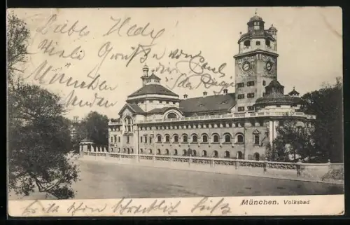 AK München, Volksbad