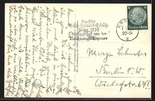 AK Essen, Grugapark, Pergola-Garten