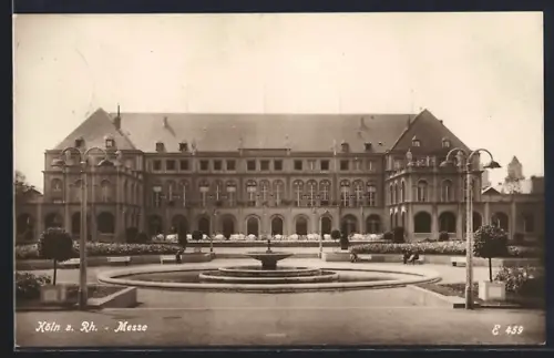 AK Köln a. Rh., Brunnen vor der Messe